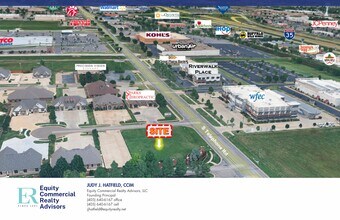 1100 SW 30th Ct, Moore, OK - Aerial map view