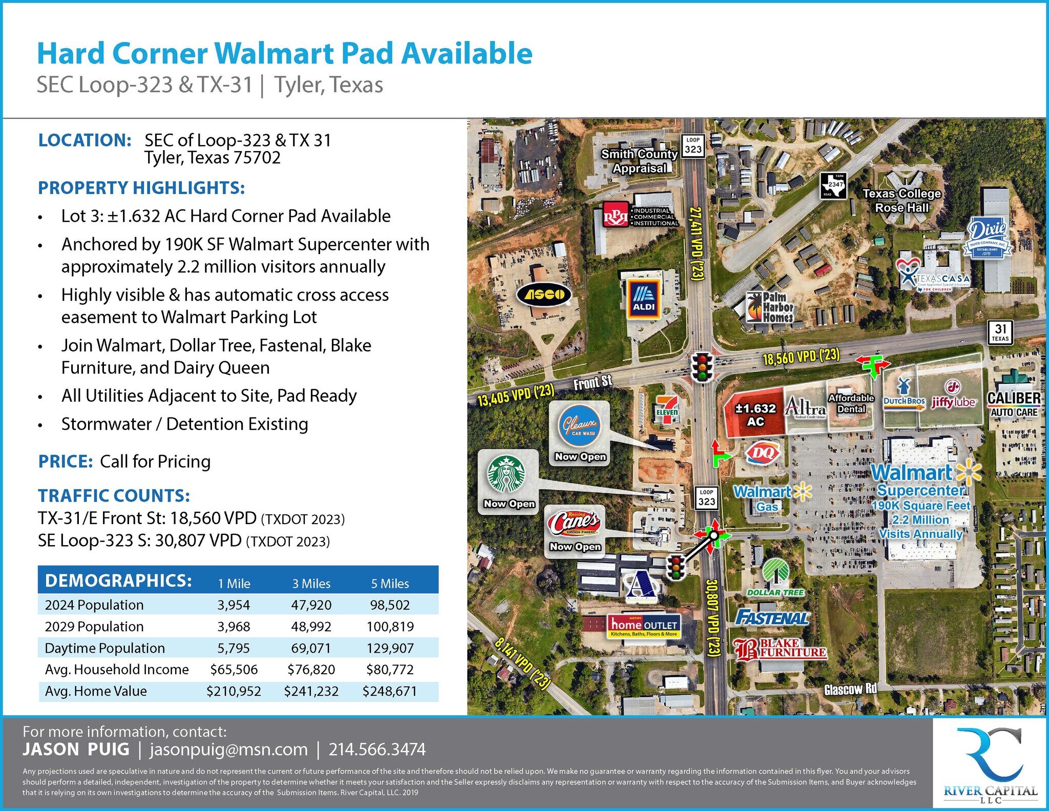 State Hwy 31 E & S SE Loop 323, Tyler, TX à vendre Photo du bâtiment- Image 1 de 6