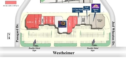 13711 Westheimer Rd, Houston, TX à louer Plan de site- Image 1 de 1