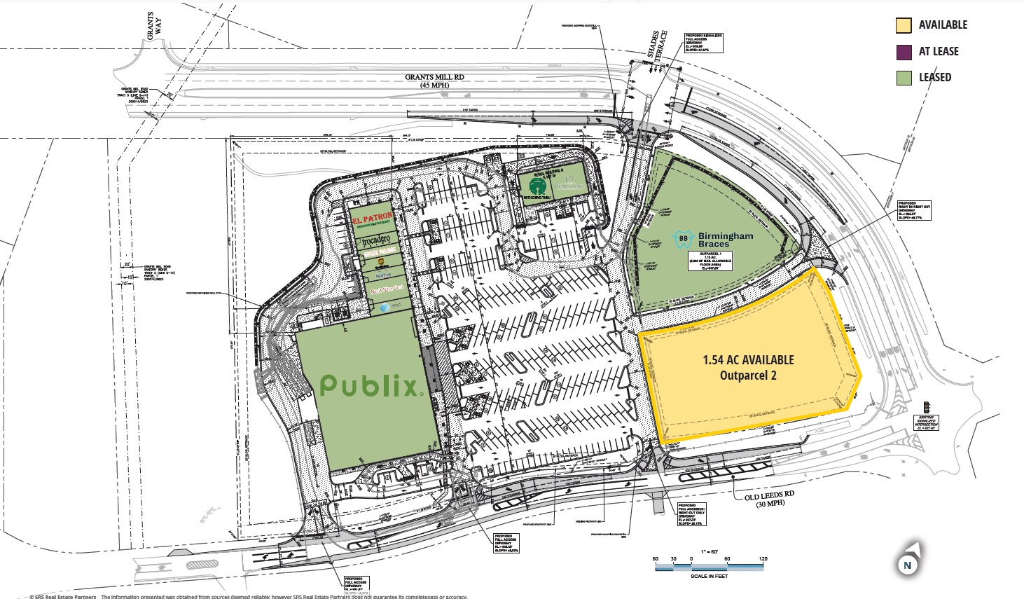 0 Old Leeds Rd, Birmingham, AL à louer Plan de site- Image 1 de 3