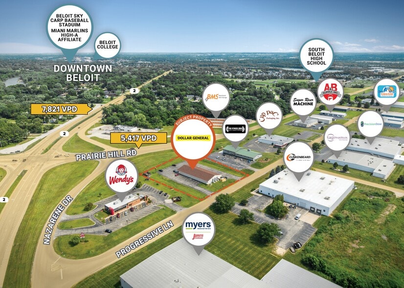 555 Progressive Ln, South Beloit, IL for sale - Building Photo - Image 3 of 4