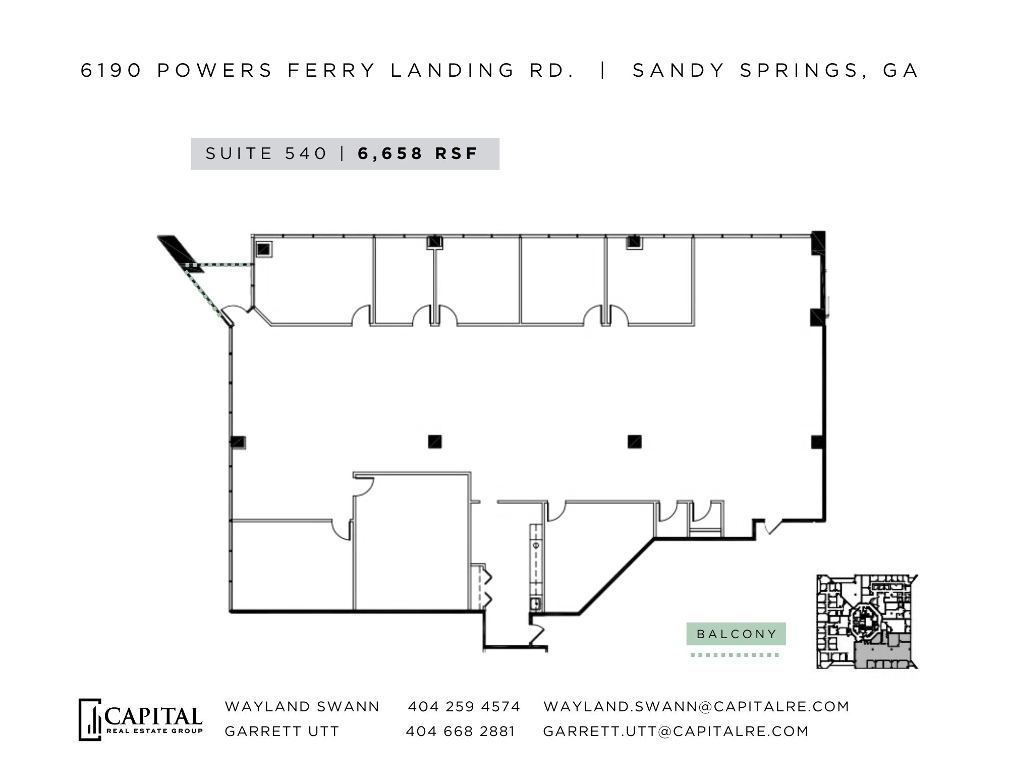 6190 Powers Ferry Landing Rd, Atlanta, GA à louer Plan d’étage- Image 1 de 1