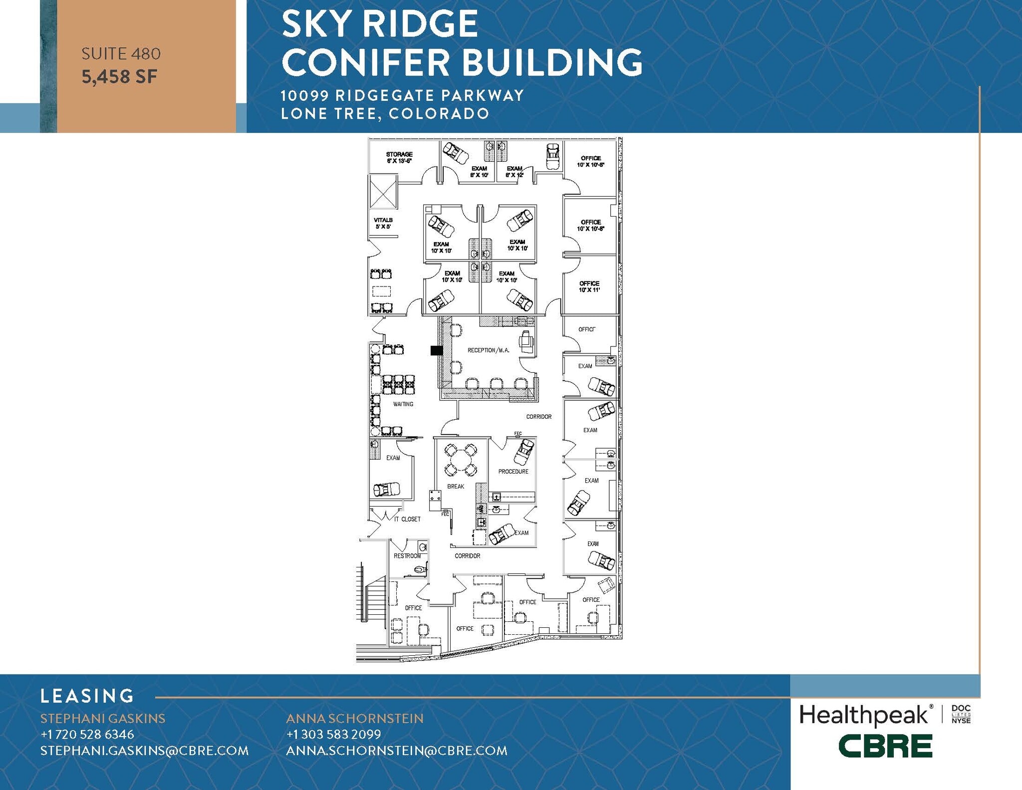 10535 Park Meadows Blvd, Lone Tree, CO for lease Floor Plan- Image 1 of 1
