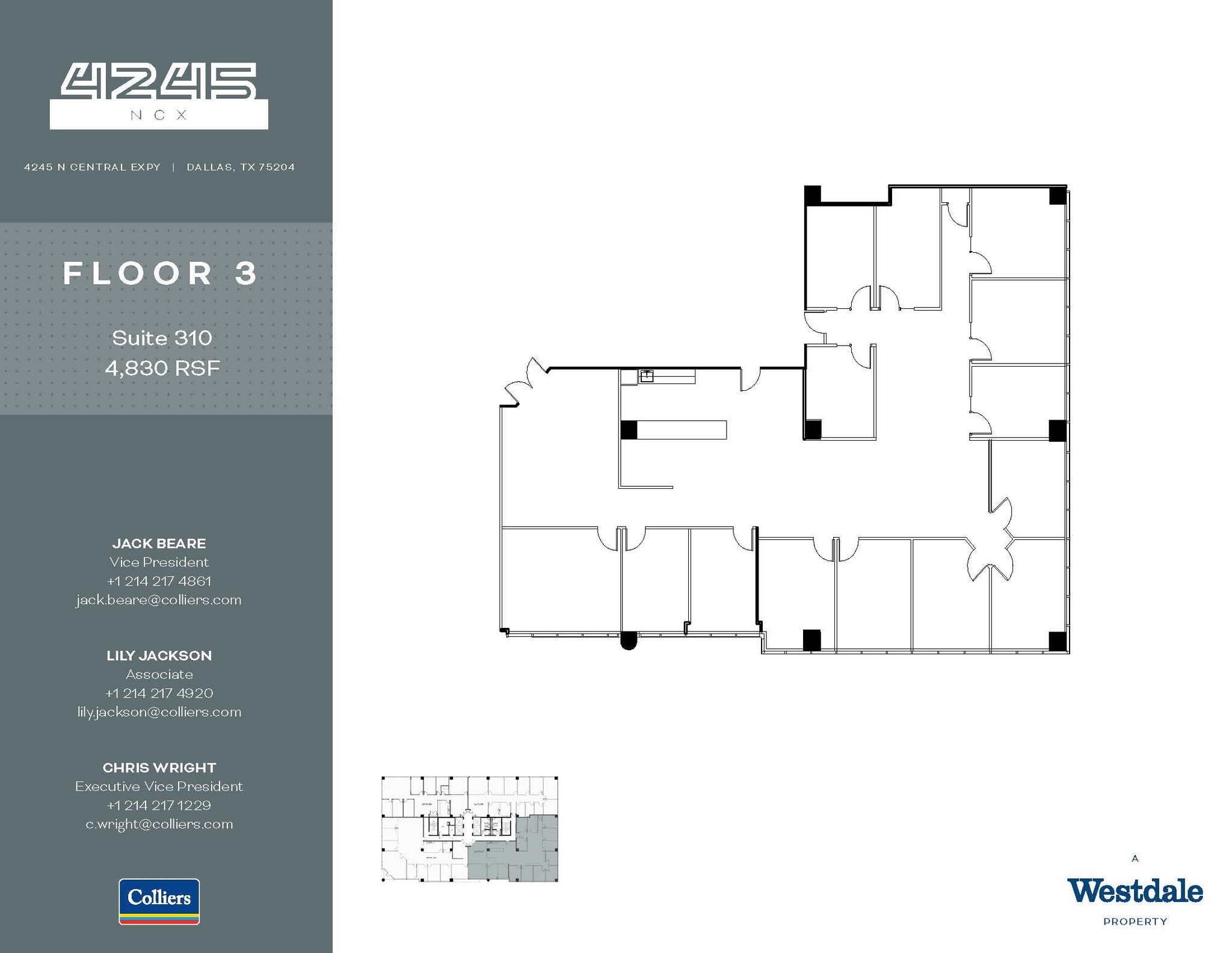 4245 N Central Expy, Dallas, TX for lease Floor Plan- Image 1 of 1