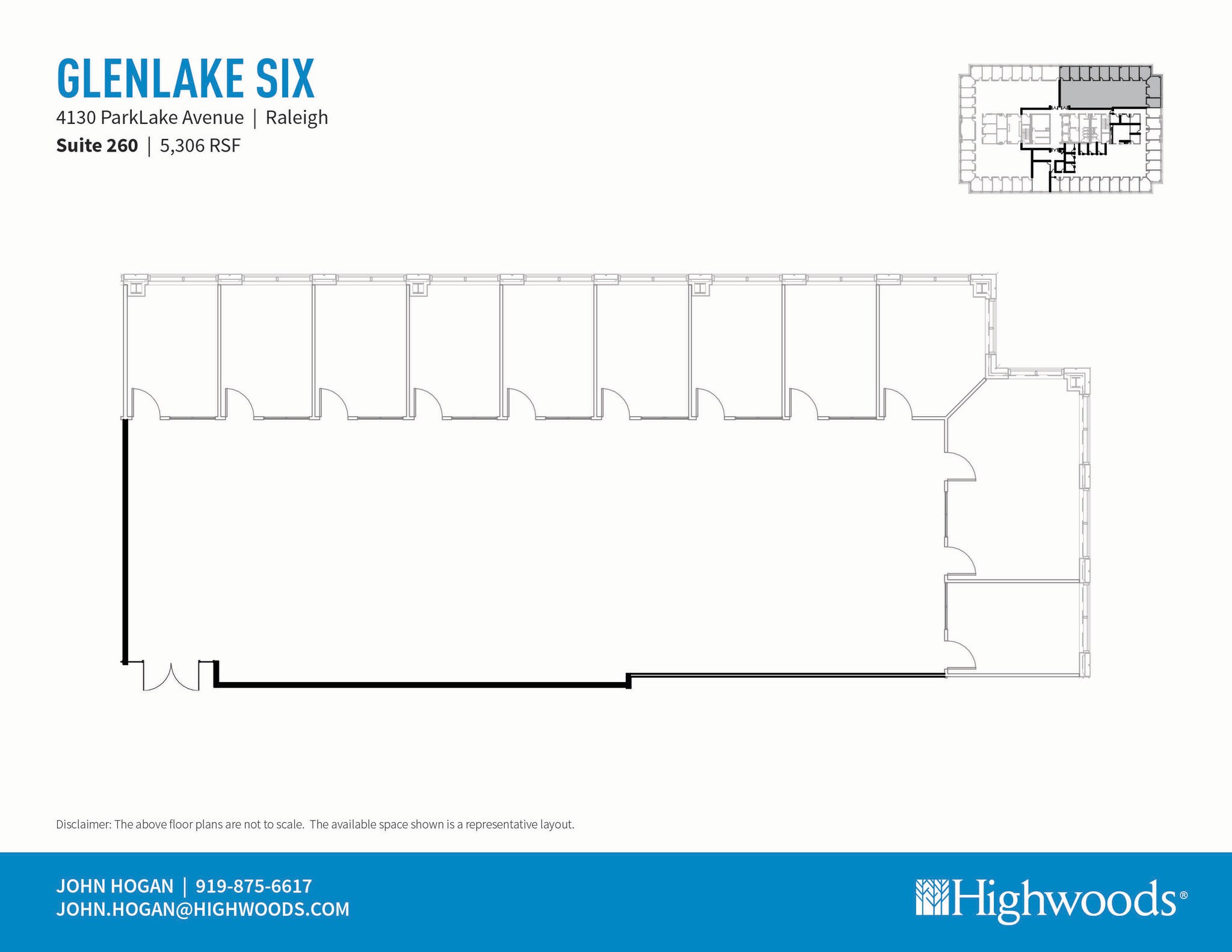 4130 Parklake Ave, Raleigh, NC for lease Floor Plan- Image 1 of 1