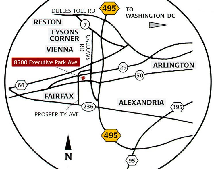 8500 Executive Park Ave, Merrifield, VA à louer - Photo du bâtiment - Image 3 de 7