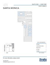 429 Santa Monica Blvd, Santa Monica, CA à louer Plan d’étage- Image 1 de 1