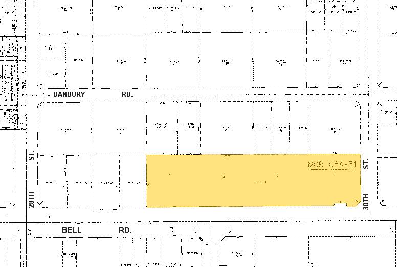 2848-2948 E Bell Rd, Phoenix, AZ for lease - Plat Map - Image 3 of 9