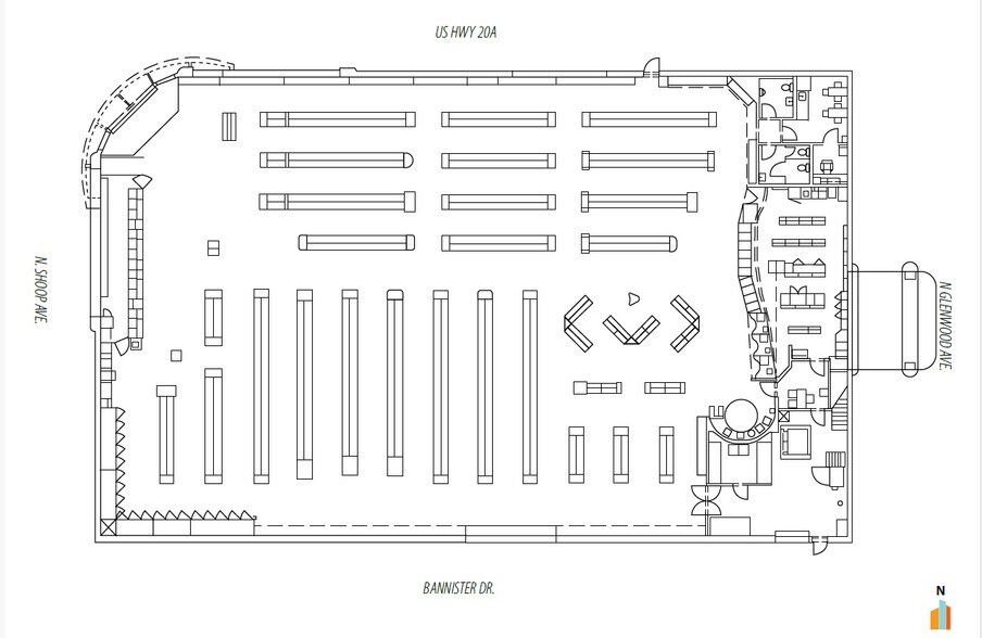 1496 N Shoop Ave, Wauseon, OH à vendre - Plan d’étage - Image 2 de 9