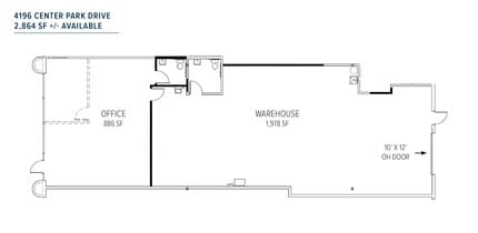 4180-4198 Center Park Dr, Colorado Springs, CO for lease Floor Plan- Image 1 of 1