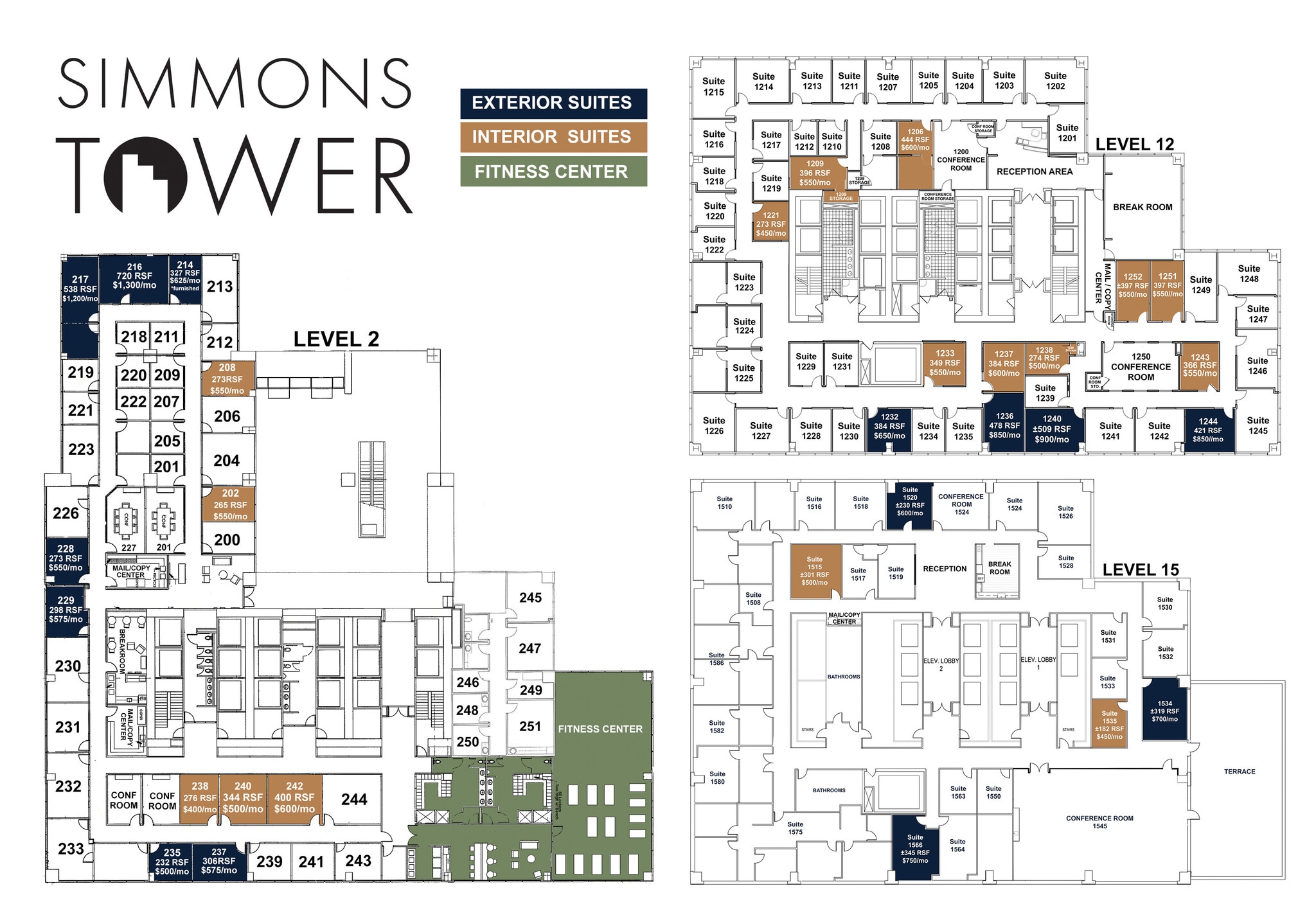 425 W Capitol Ave, Little Rock, AR for lease Floor Plan- Image 1 of 10