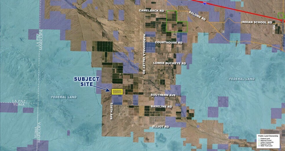 539th Ave & Southern Ave, Tonopah, AZ for sale - Aerial - Image 2 of 2