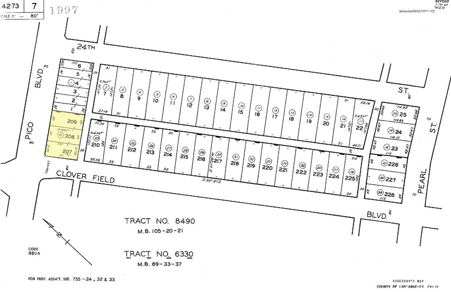 2344 Pico Blvd, Santa Monica, CA à vendre - Plan cadastral - Image 1 de 1