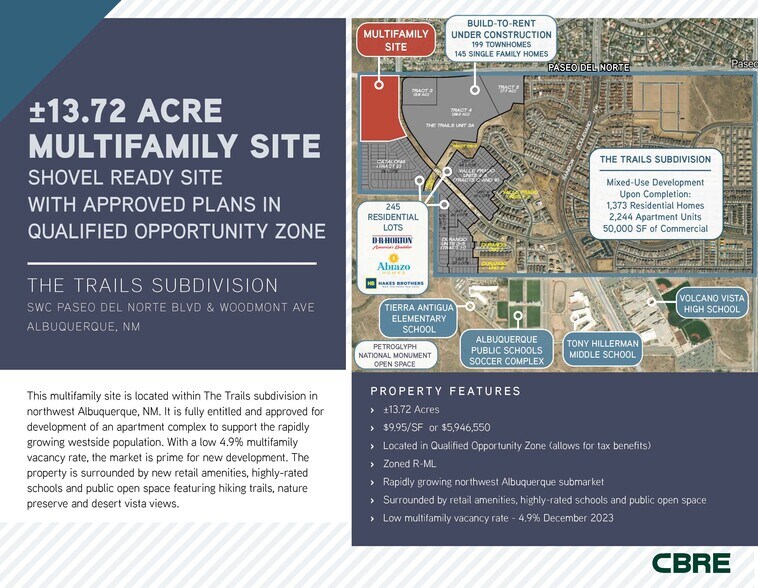 Paseo Del Norte Blvd, Albuquerque, NM à vendre - Photo du bâtiment - Image 3 de 7