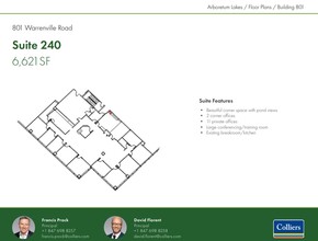 801 Warrenville Rd, Lisle, IL for lease Floor Plan- Image 1 of 1