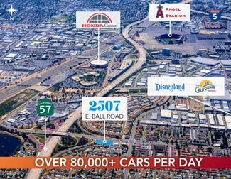 Plus de détails pour 2507 E Ball Rd, Anaheim, CA - Commerce de détail à vendre