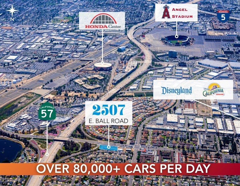 2507 E Ball Rd, Anaheim, CA à vendre Photo du bâtiment- Image 1 de 26