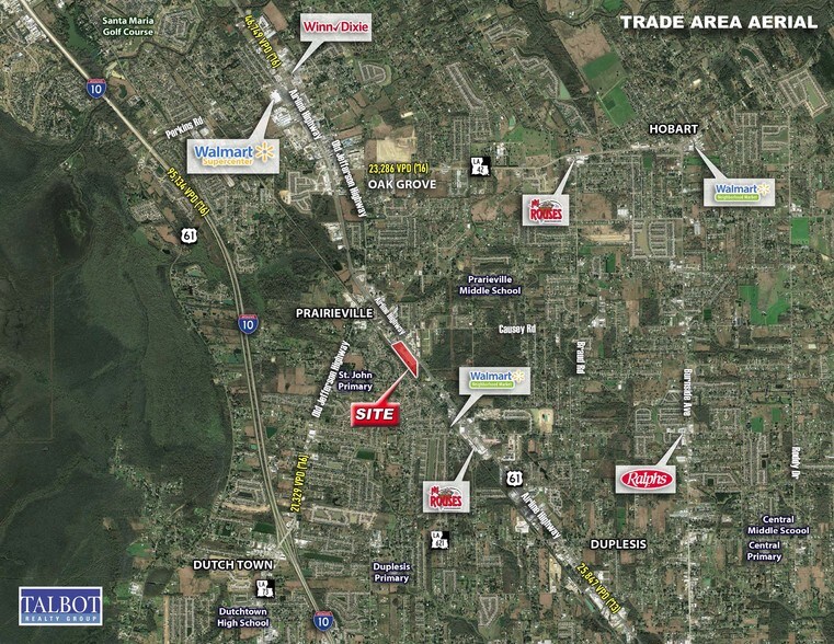 15545 Airline Hwy, Prairieville, LA à vendre - Photo du bâtiment - Image 3 de 3