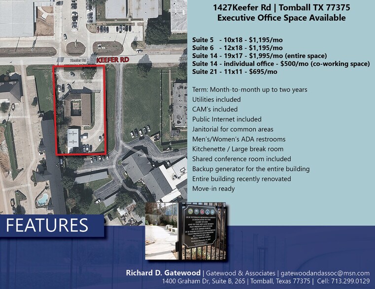 1427 Keefer Rd, Tomball, TX à louer - Photo du bâtiment - Image 3 de 18