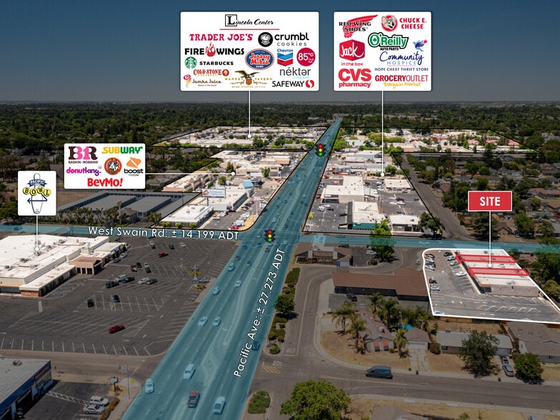 5910-5940 Pacific Ave, Stockton, CA for lease - Building Photo - Image 3 of 5