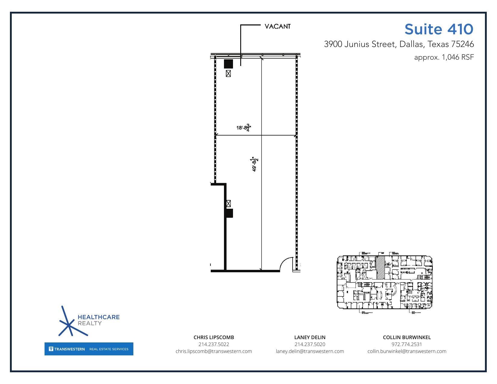 3900 Junius St, Dallas, TX for lease Floor Plan- Image 1 of 1