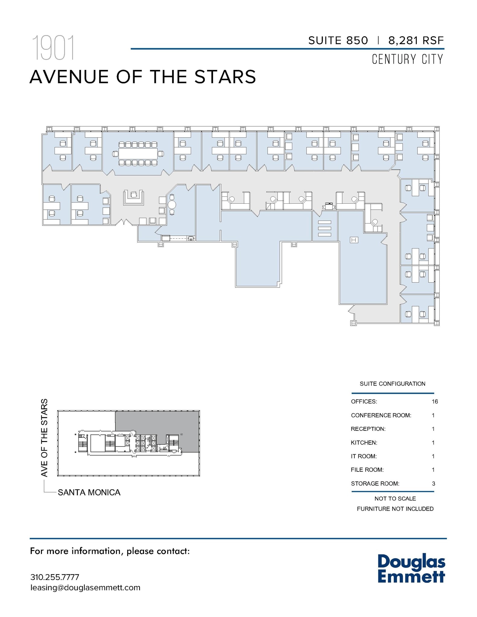 1901 Avenue of the Stars, Los Angeles, CA for lease Floor Plan- Image 1 of 1