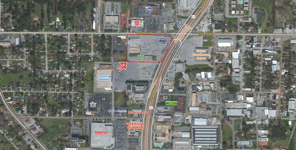 1407 Memorial Pky NW, Huntsville, AL à louer - Aérien - Image 2 de 4