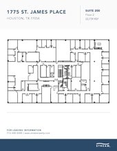 1775 St James Pl, Houston, TX for lease Floor Plan- Image 1 of 1
