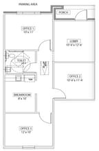 414 N Main St, Grapevine, TX à louer Plan d’étage- Image 1 de 1