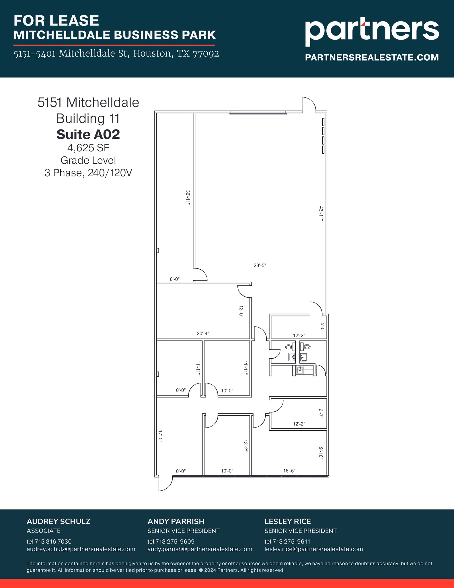 5151 Mitchelldale St, Houston, TX à louer Plan de site- Image 1 de 1