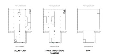 122 W 3rd Street / 12 Minetta Ln, New York, NY for lease Floor Plan- Image 1 of 1