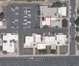 1550 E University Dr, Mesa, AZ - aerial  map view