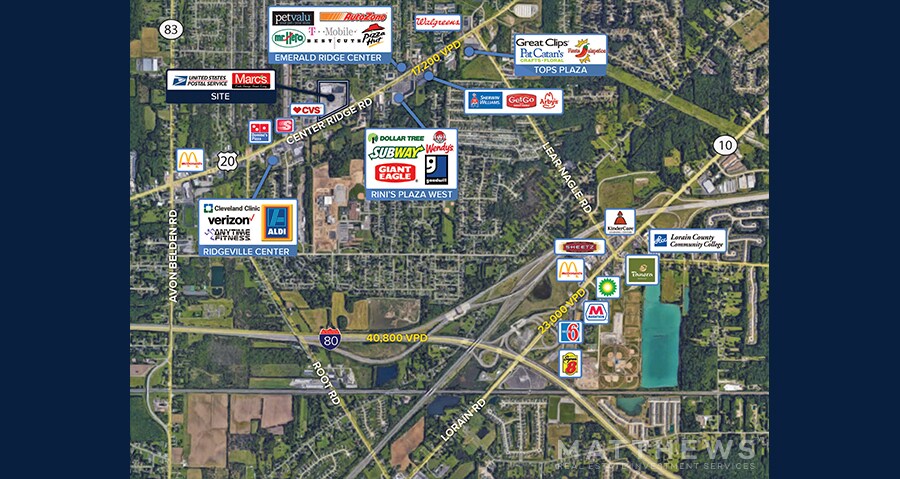 34720-34800 Center Ridge Rd, North Ridgeville, OH à louer - Photo du bâtiment - Image 2 de 2