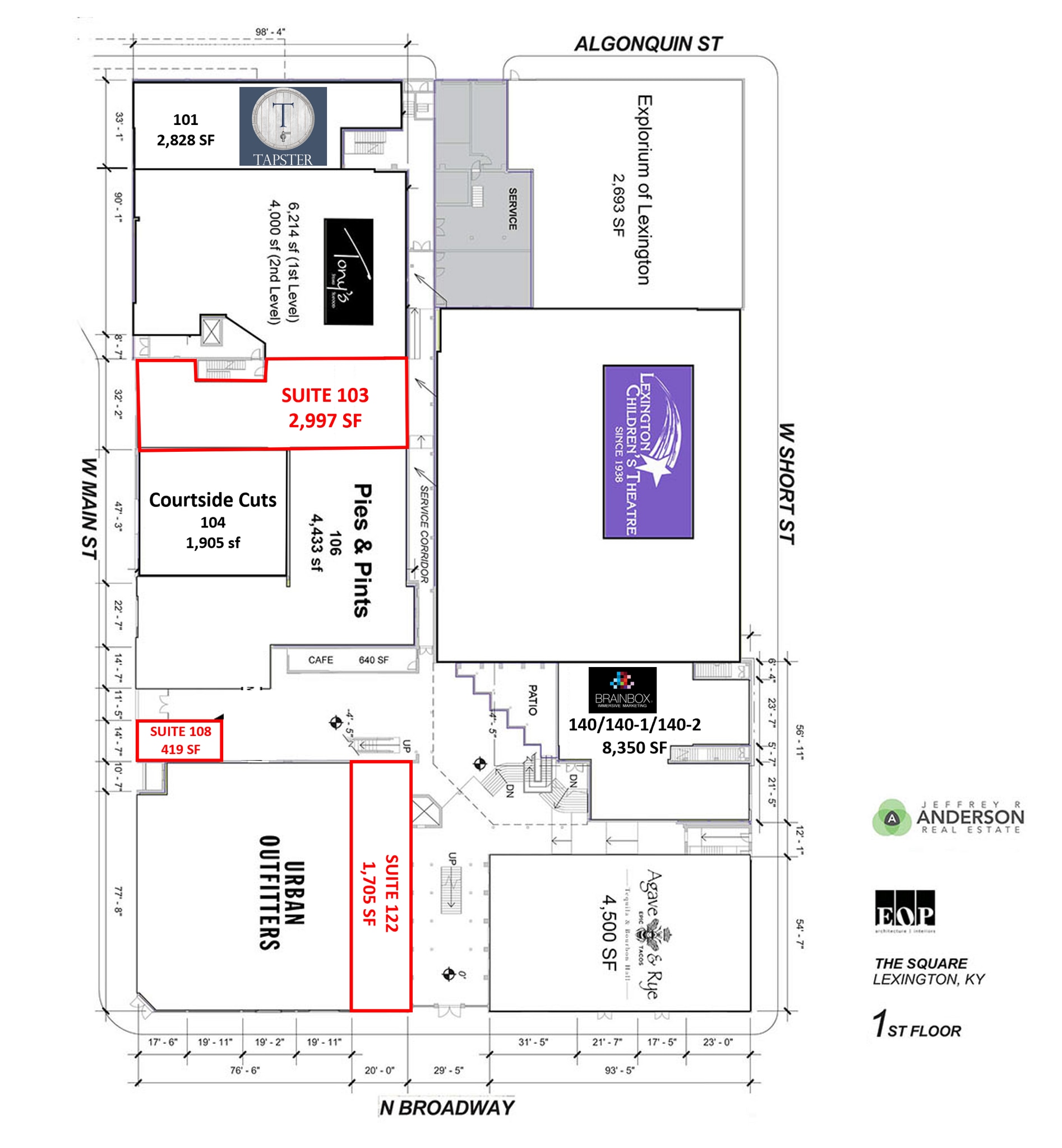 401 W Main St, Lexington, KY for lease Floor Plan- Image 1 of 1