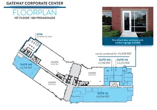 180 Promenade Cir, Sacramento, CA for lease Floor Plan- Image 1 of 1