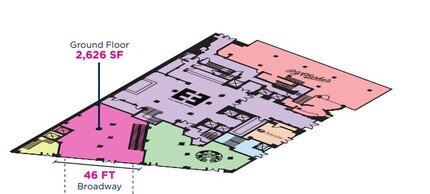 44 W 63rd St, New York, NY à louer Plan d’étage- Image 1 de 1