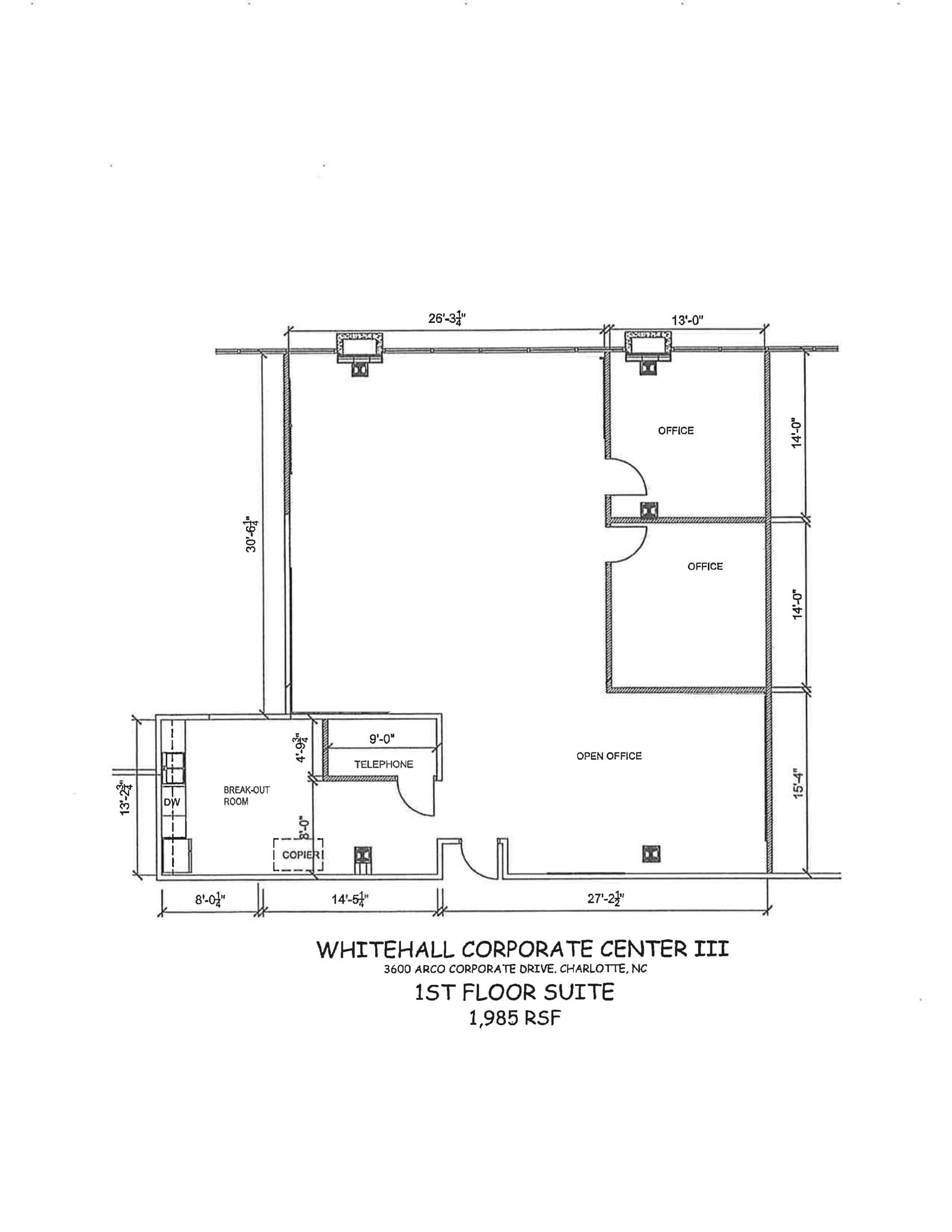 3600 Arco Corporate Dr, Charlotte, NC for lease Site Plan- Image 1 of 2