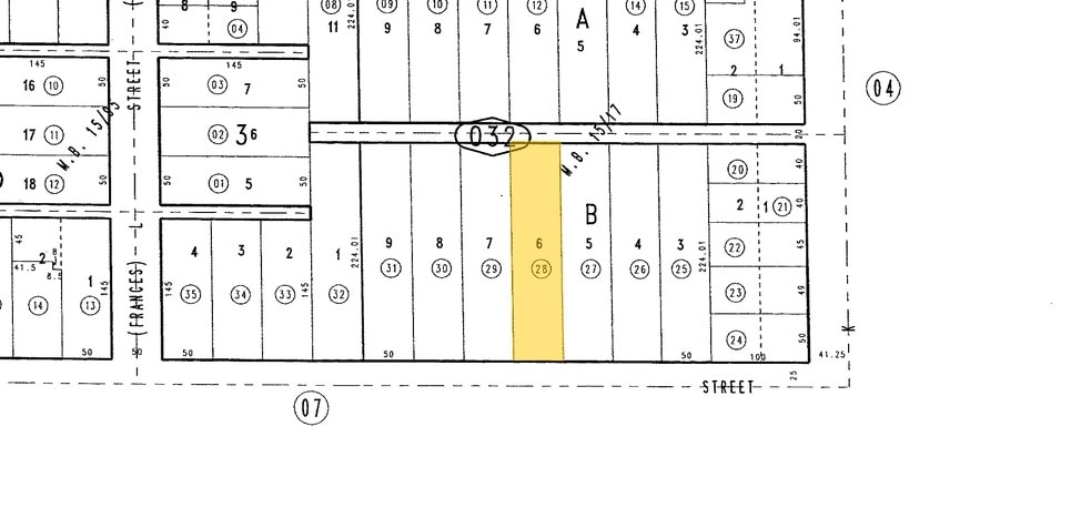 1128 W Belleview St, San Bernardino, CA for sale - Plat Map - Image 2 of 4
