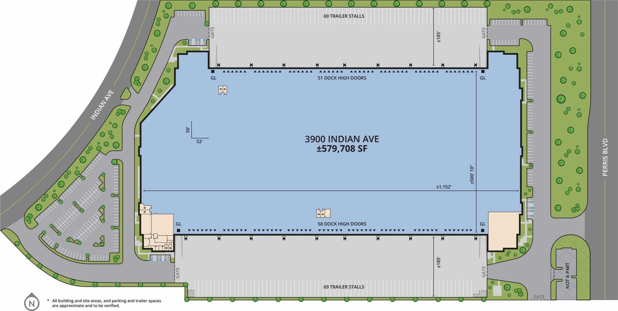 3900 Indian Ave, Perris, CA for lease Site Plan- Image 1 of 5