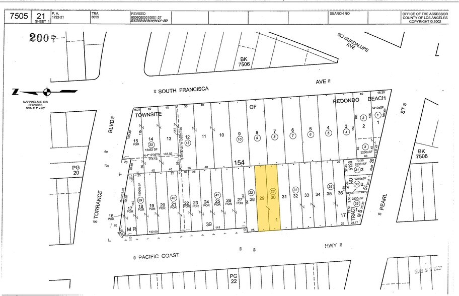 326 S Pacific Coast Hwy, Redondo Beach, CA à louer - Plan cadastral - Image 2 de 14