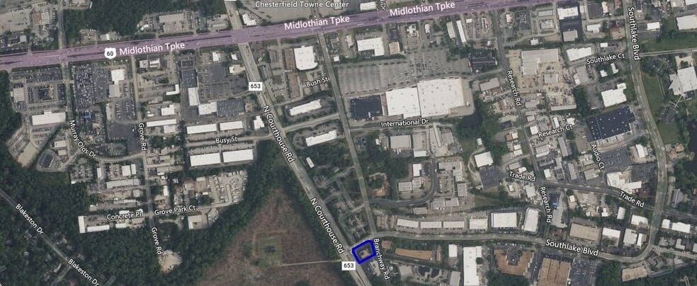 301 Southlake Blvd, Richmond, VA for lease - Aerial - Image 3 of 4