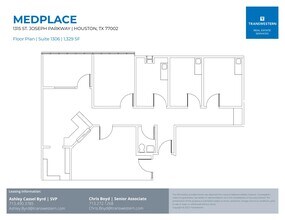 1315 St Joseph Pky, Houston, TX for lease Floor Plan- Image 1 of 2