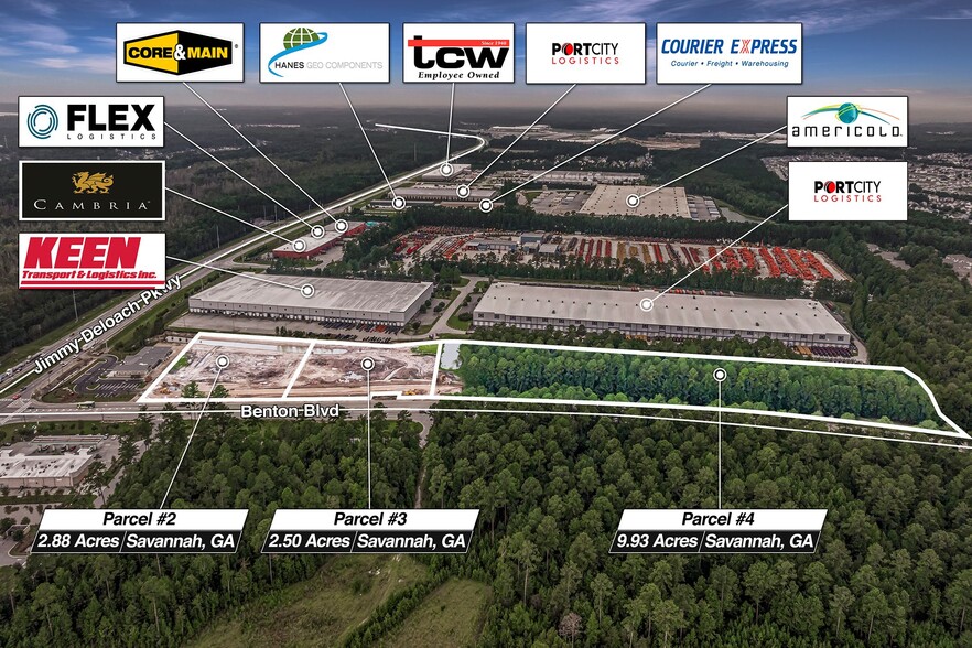 1901 Benton Blvd, Savannah, GA for sale - Aerial - Image 3 of 11