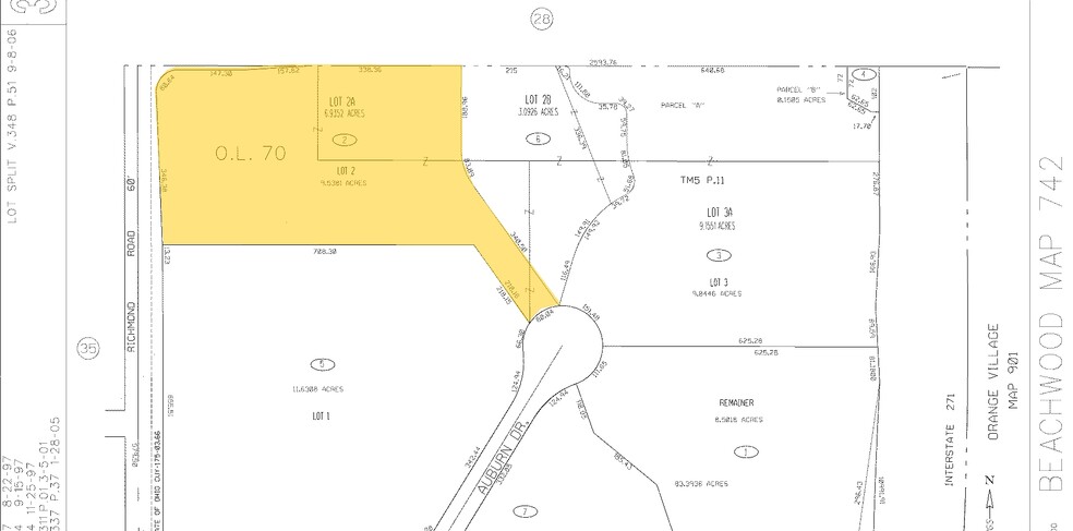 3000 Auburn Dr, Beachwood, OH for sale - Plat Map - Image 1 of 1