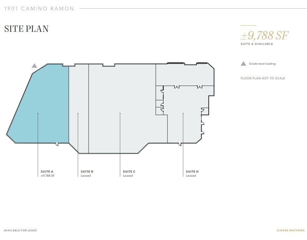 1901 Camino Ramon, Danville, CA à louer Plan de site- Image 1 de 1