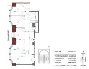 53 W Jackson Blvd, Chicago, IL à louer Plan d’étage- Image 1 de 5