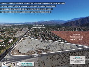 Palm Canyon, Palm Springs, CA - Aerial  map view - Image1