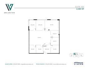 2850 Lake Vista Dr, Lewisville, TX à louer Plan d’étage- Image 1 de 2