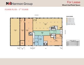 608 Madison Ave, Toledo, OH à louer Plan d’étage- Image 1 de 1
