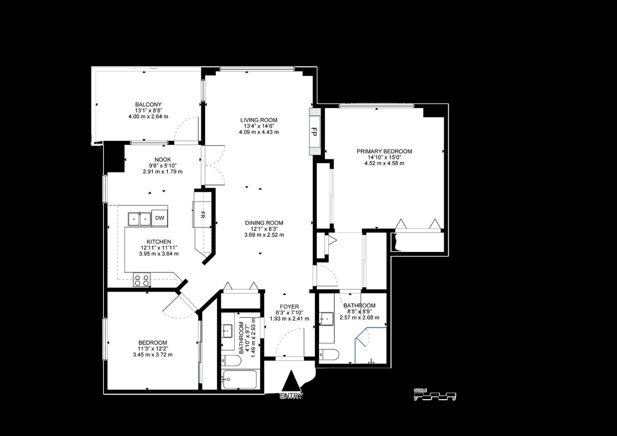 4540 No 3 Rd, Richmond, BC V6X 2C2 - Unit 1065 - - Floor Plan - Image 2 of 2